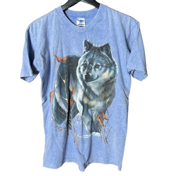 VTG Belton Dye Namic Wolf T Shirt USA Medium - Picture 1 of 4